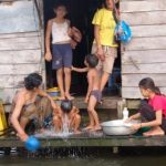 Les villages flottants du grand lac Tonlé Sap au Cambodge