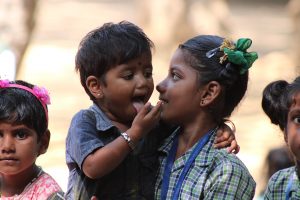 3 enfants mission humanitaire inde du sud